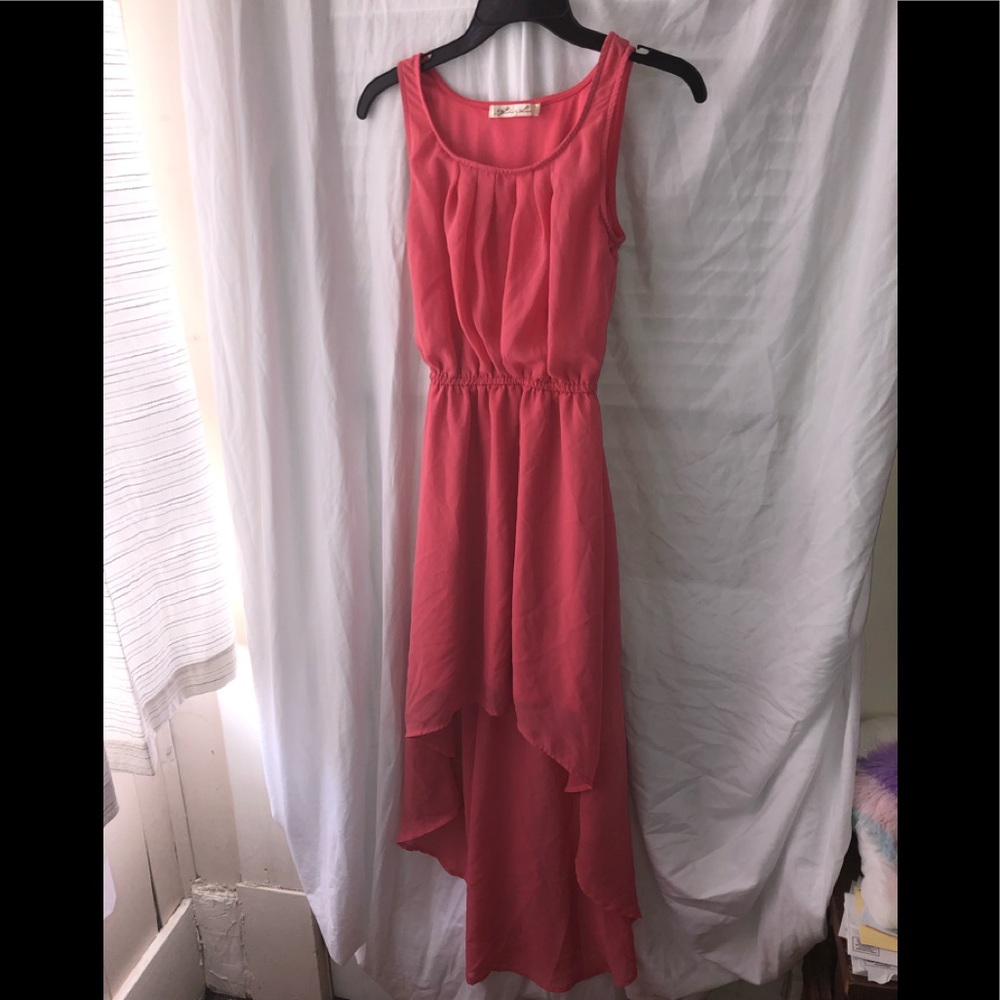 🌪Liberty Love size small coral dress